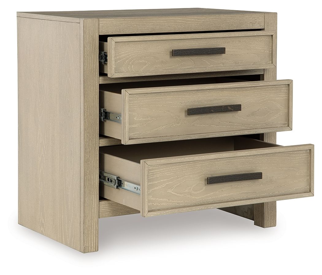 Three Nightstand S d Gray additional Dimensions Top interior (lined): 0 Middle and bottom interior (2): 0