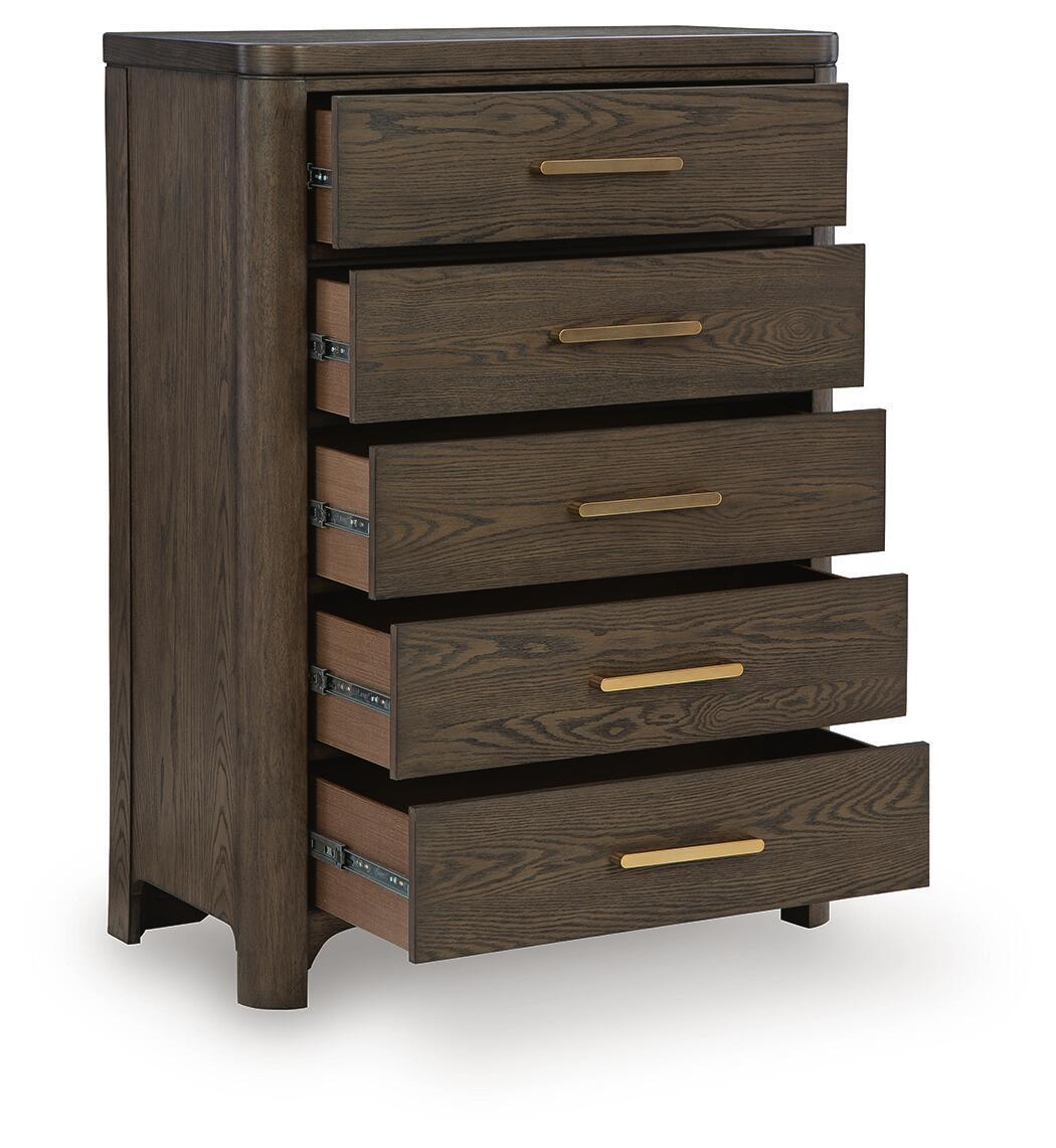 Five Chest Brown additional Dimensions Top interior (lined): 0 Middle and bottom interior (4): 0