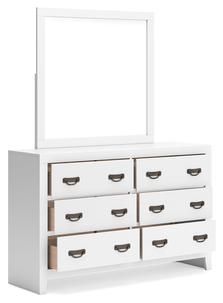 Dresser And White the clean, white finish conveys an easy-breezy sensibility, while spacious s