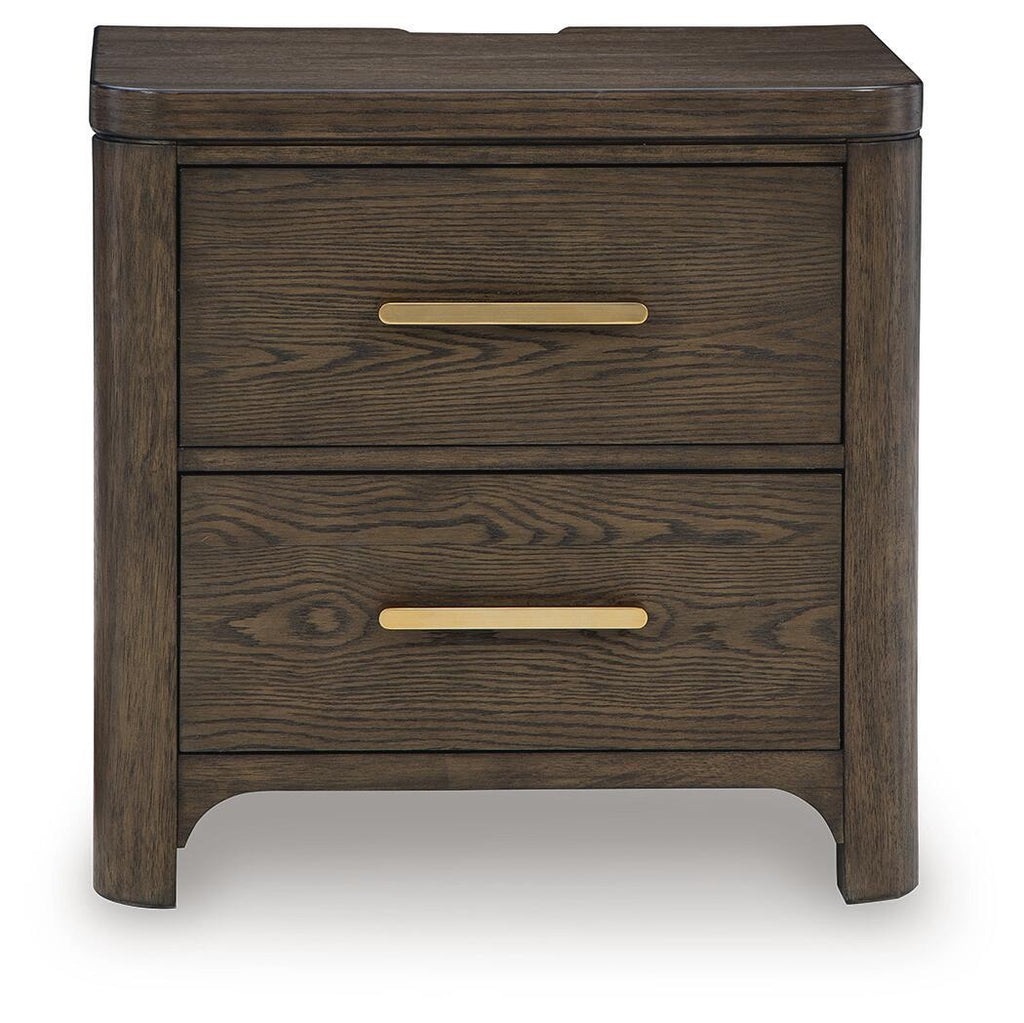 Deux tables de nuit S Marron Dimensions supplémentaires Intérieur supérieur (doublé) : 0 Intérieur inférieur : 0 Longueur du câble