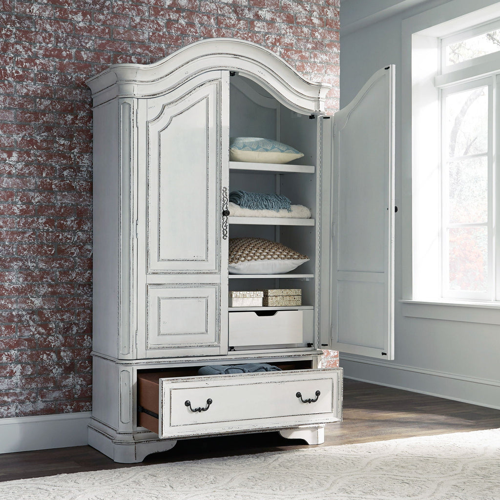 Armoire blanche Caractéristiques du produit Coulisses latérales métalliques à extension complète, tiroirs à queue d'aronde française et anglaise