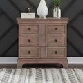 Table de chevet avec tiroirs Caractéristiques du produit Beige Bouton en laiton Glissières métalliques latérales (45 mm) Feutre de qualité supérieure