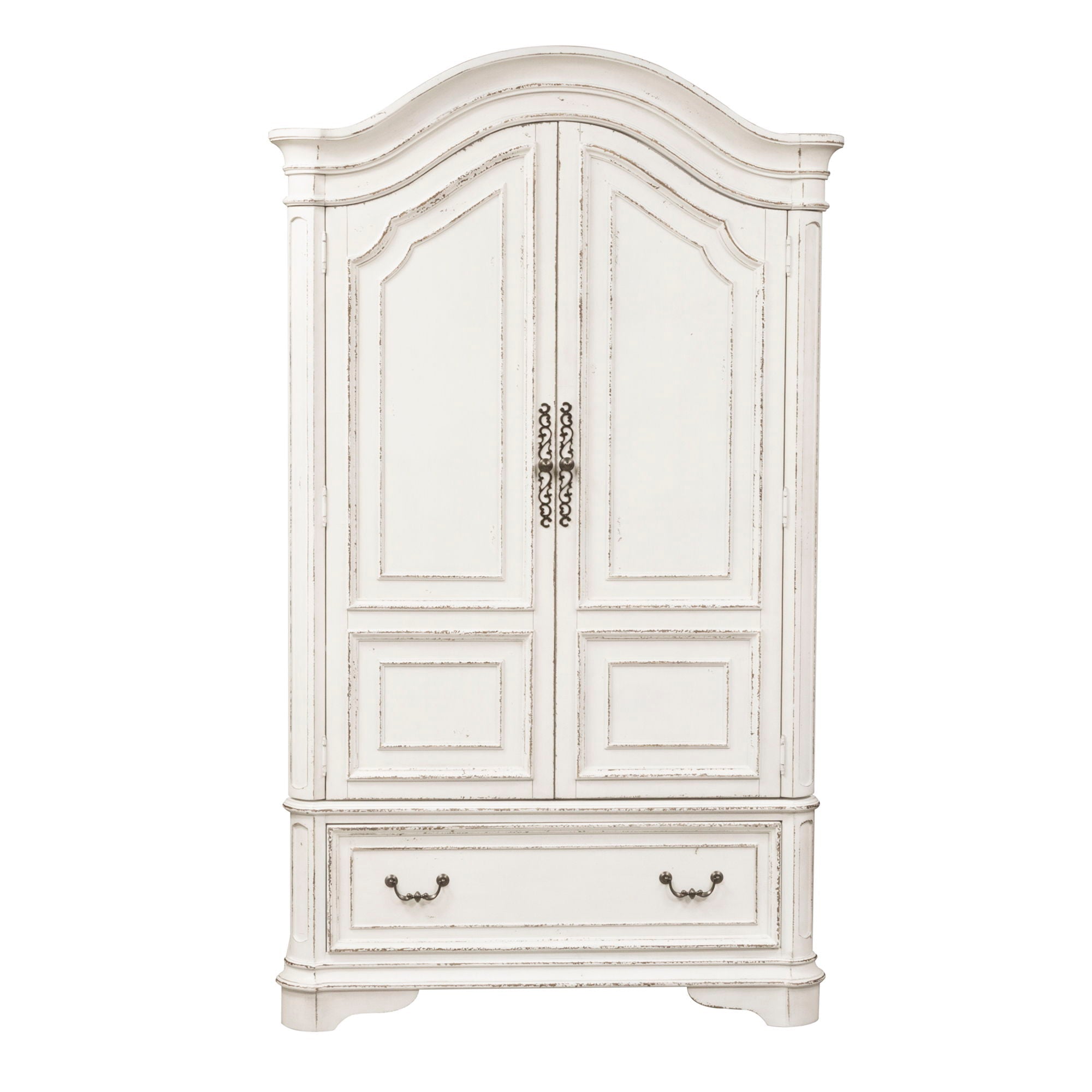 Armoire blanche Caractéristiques du produit Coulisses latérales métalliques à extension complète, tiroirs à queue d'aronde française et anglaise