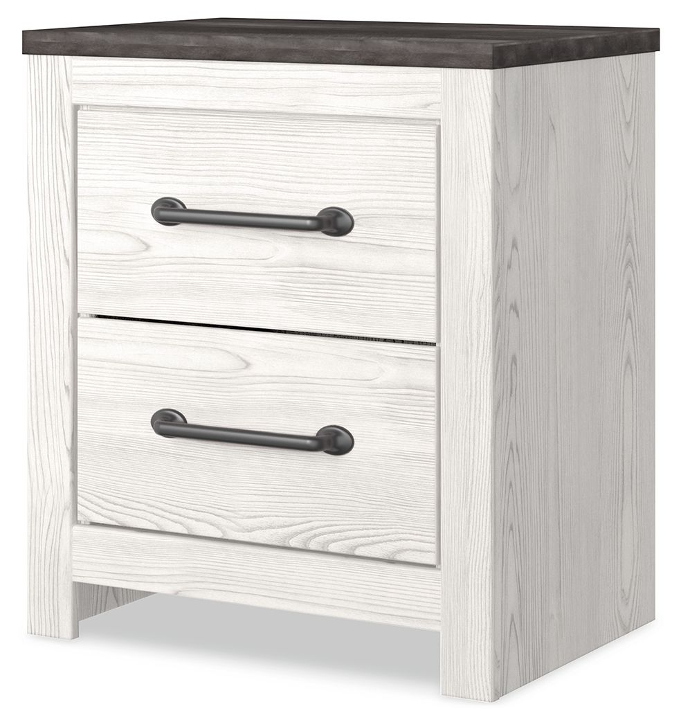 Two Nightstand S d White / Gray additional Dimensions interior (2): 0 Product Features Made of engineered wood