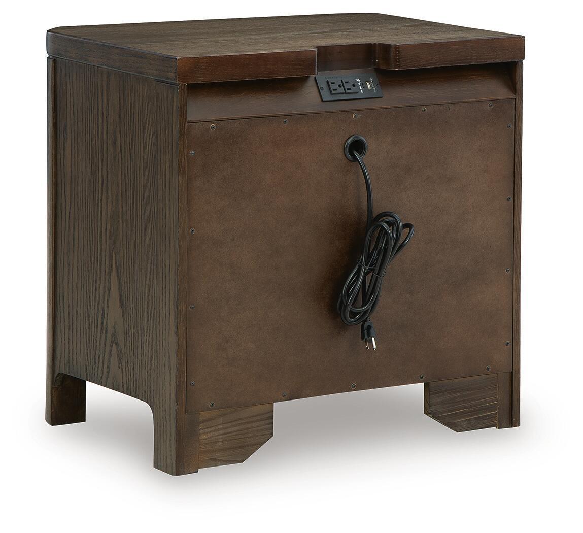 Two Nightstand S d Brown additional Dimensions Top interior (lined): 0 Bottom interior: 0 Cord length