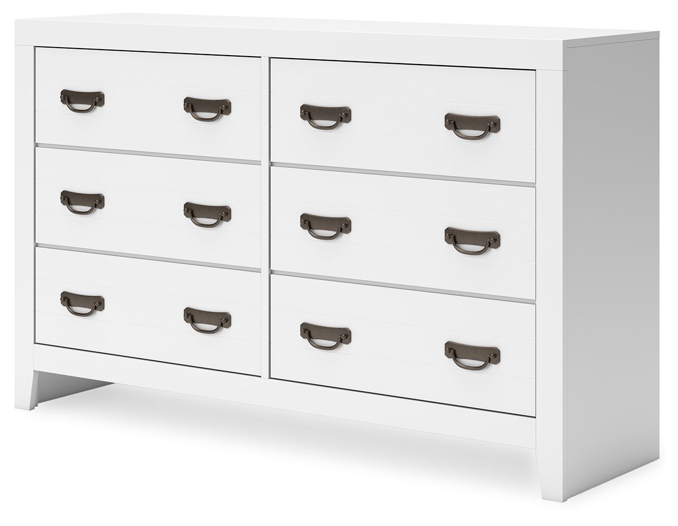 Dresser White the clean, white finish conveys an easy-breezy sensibility, while spacious s