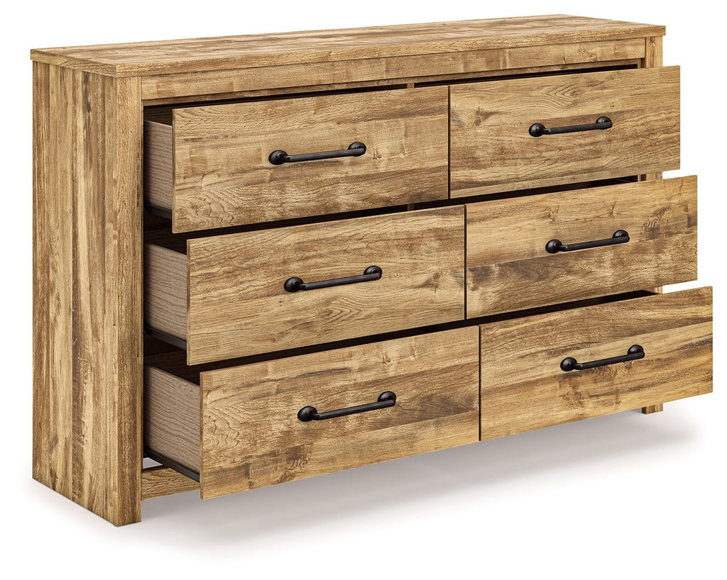 Commode du chic urbain à la ferme moderne, cette pièce polyvalente reflète harmonieusement
