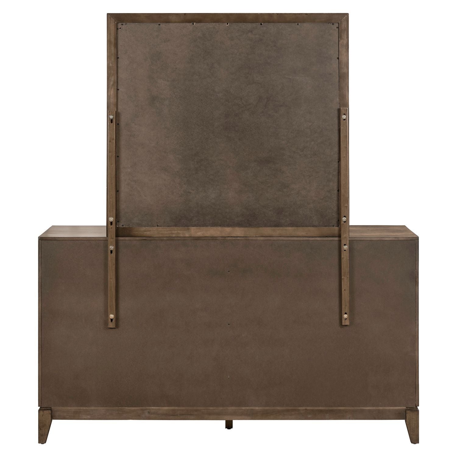Dresser furniture lines are simple yet sophisticated, featuring either straight lines