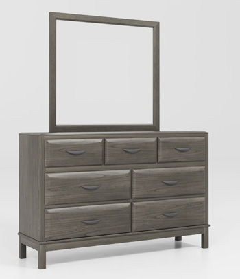 Dresser Gray product Features Made with select solid wood components, veneers and MDF
