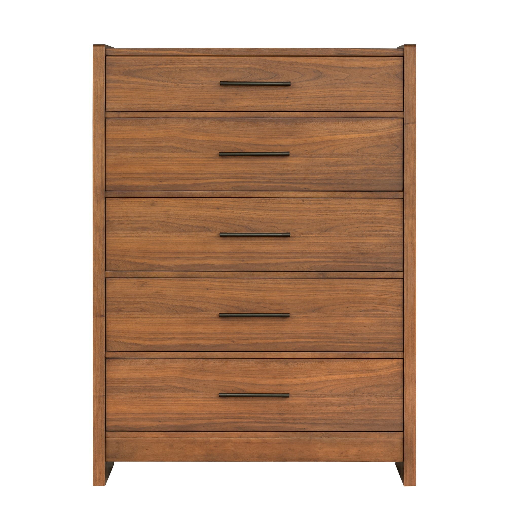 Chest Walnut product Features An architectural, transitional style with eye catching mixed