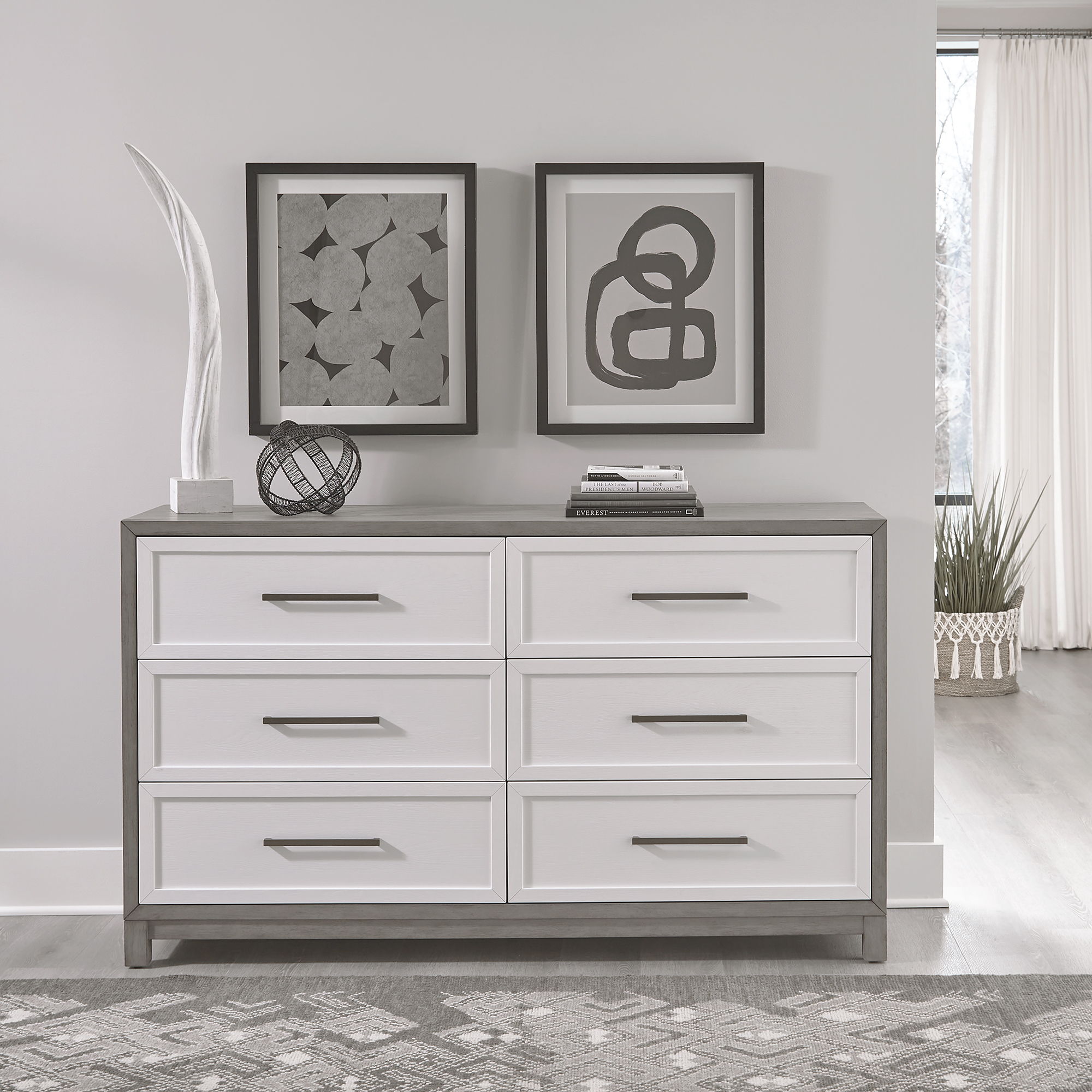 Dresser blends the best of Casual Contemporary Living and Coastal Living
