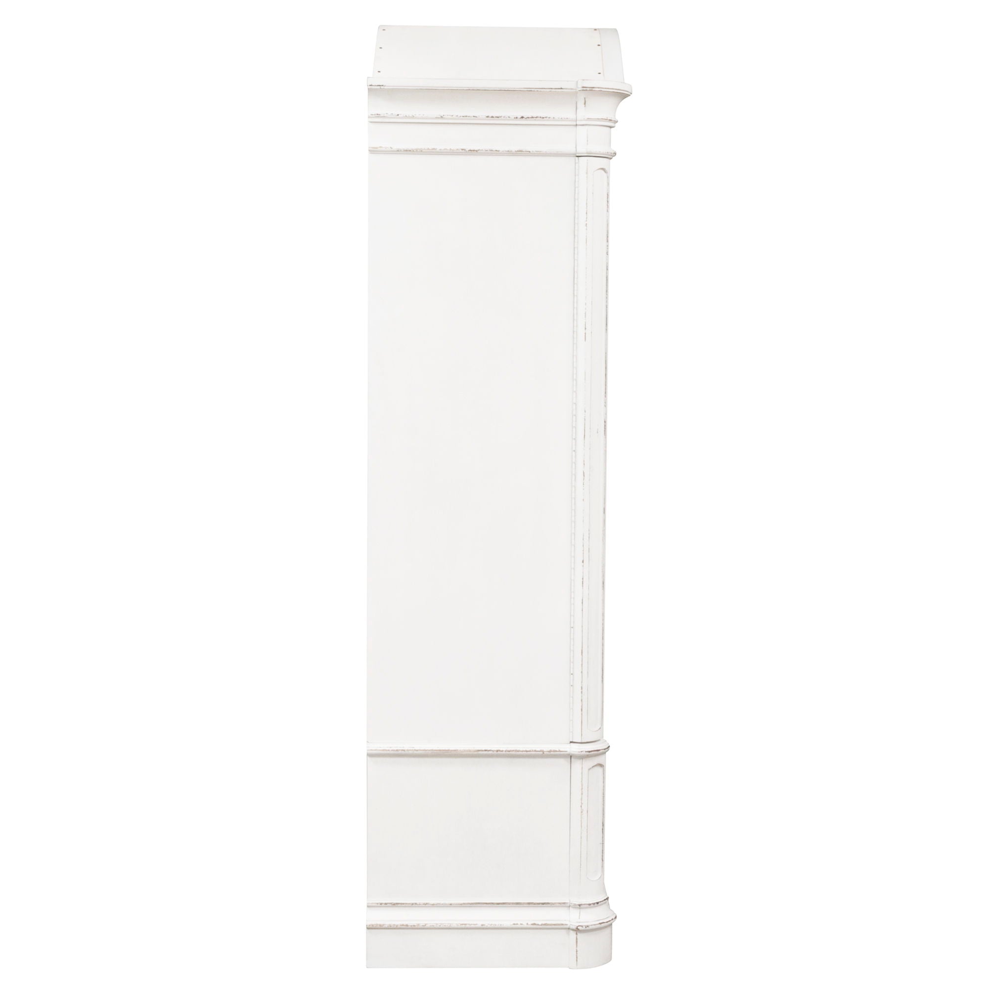 Armoire blanche Caractéristiques du produit Coulisses latérales métalliques à extension complète, tiroirs à queue d'aronde française et anglaise