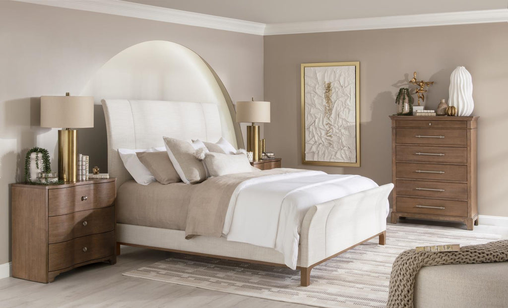Chest crafted of Ash veneer and Select Hardwood Solids, the fresh finish delivers a
