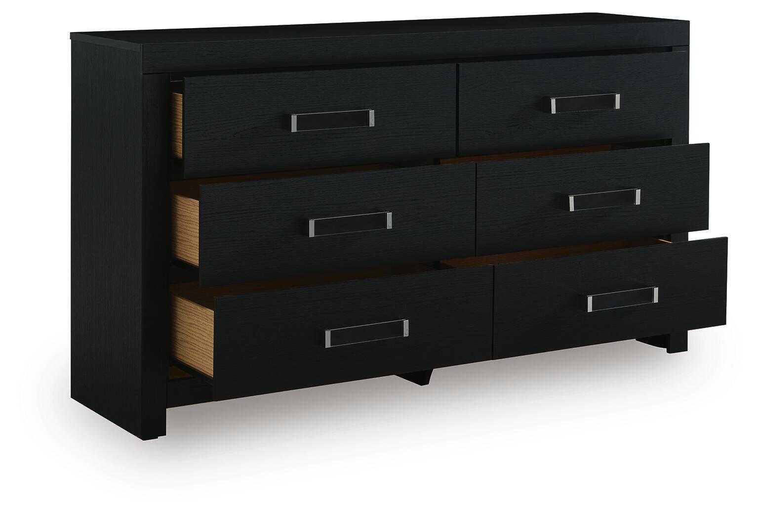 Dresser for those with a penchant for modern glamour, this dresser reflects your