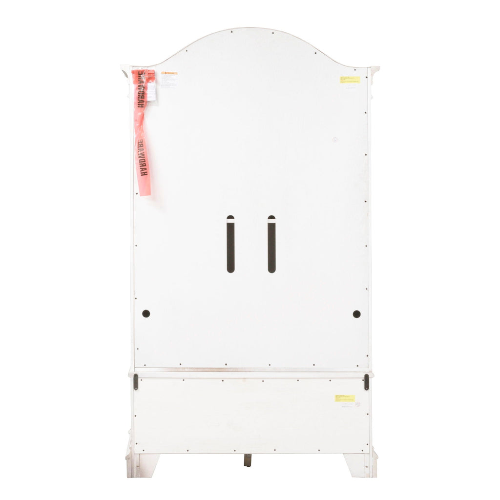 Armoire blanche Caractéristiques du produit Coulisses latérales métalliques à extension complète, tiroirs à queue d'aronde française et anglaise