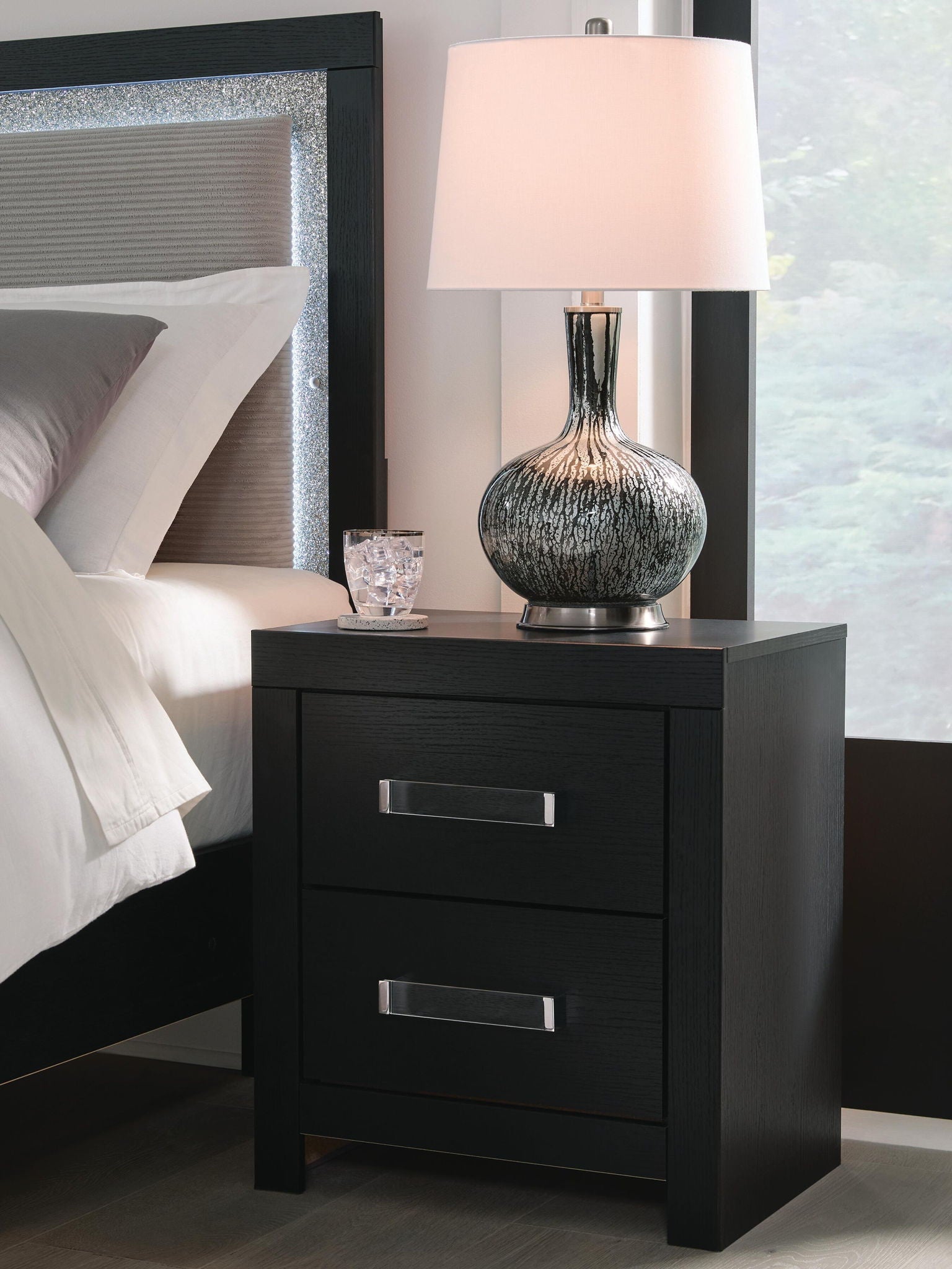 Two Nightstand S d for those with a penchant for modern glamour, this nights d reflects your