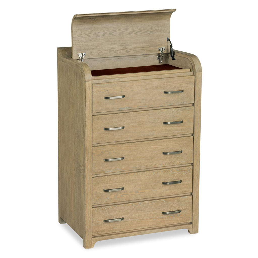 5 Chest product Features Soft Finish Gentle Case Shaping Brushed Silver Hardware 5