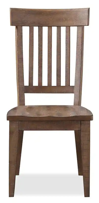 Cedar 6pc Dining Set with Table, Bench & 4 Chairs, Pine Wood, Trestle-Base, 72.07W