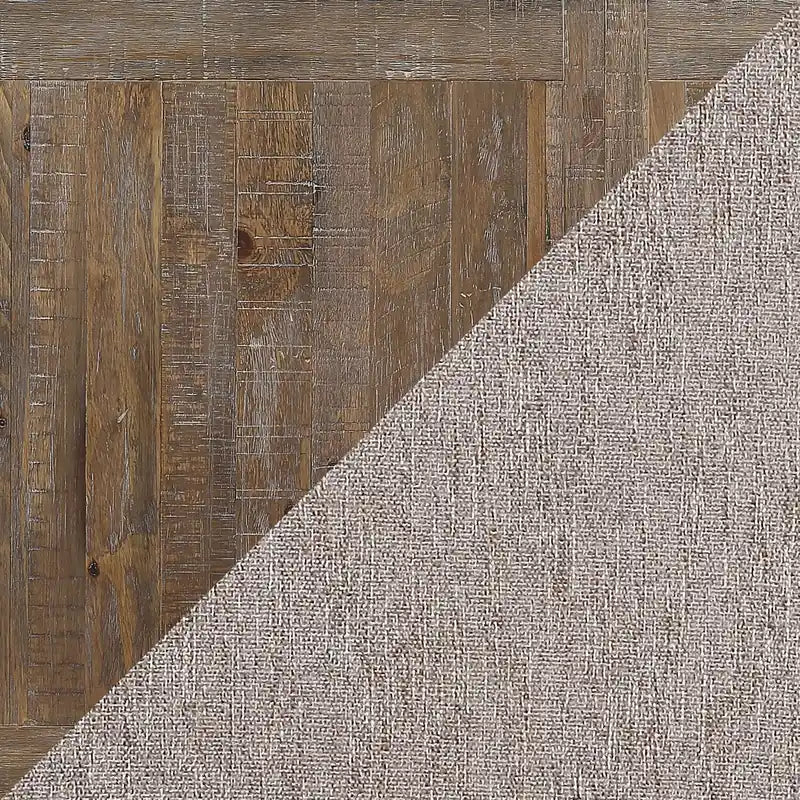 Cedar Dining Chair with Polyester Fabric, Pine Wood
