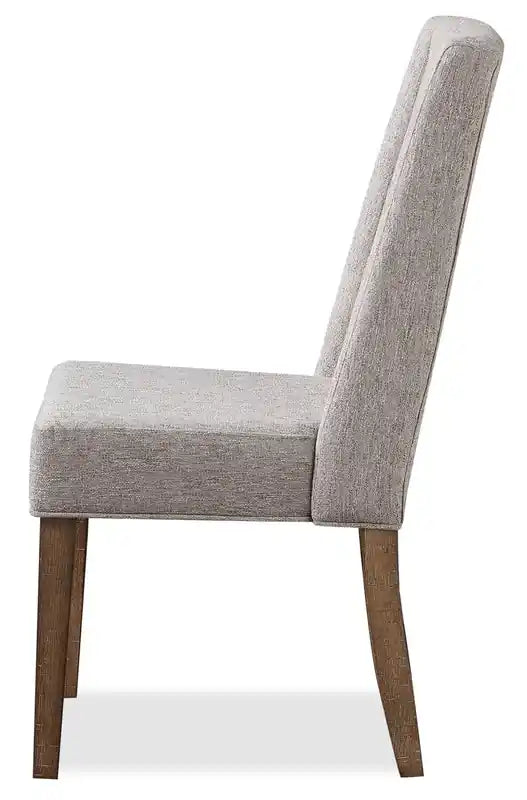 Cedar Dining Chair with Polyester Fabric, Pine Wood