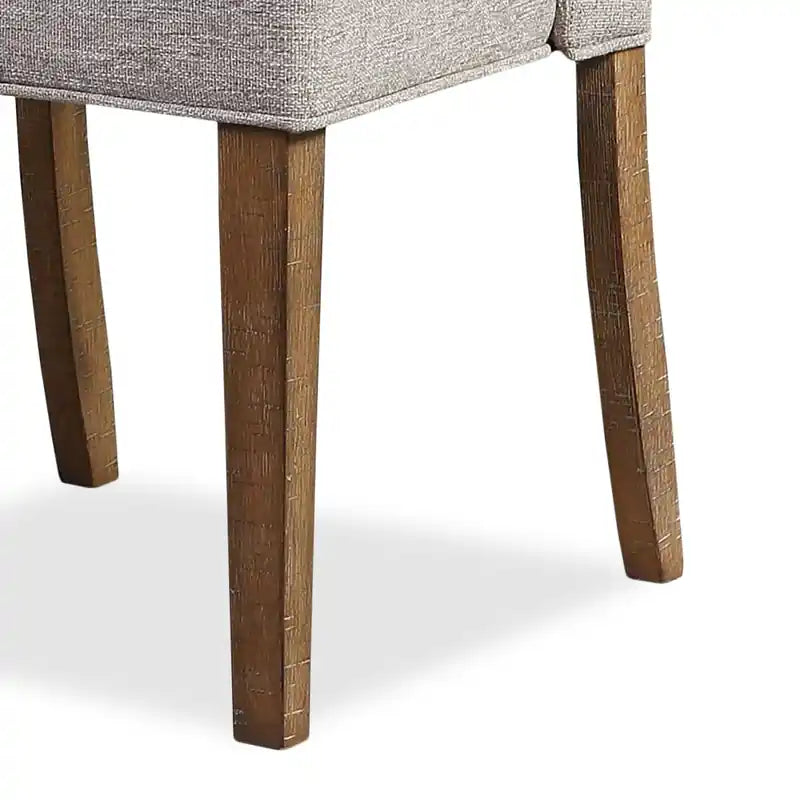 Cedar Dining Chair with Polyester Fabric, Pine Wood