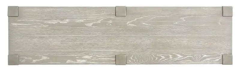 Clifford 64 Contemporary Solid Wood Sofa Table with Shelves - Calico Grey