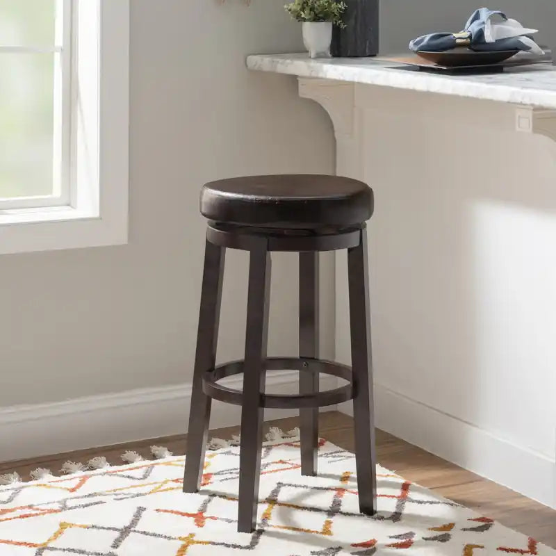 Maya Faux Leather Barstool