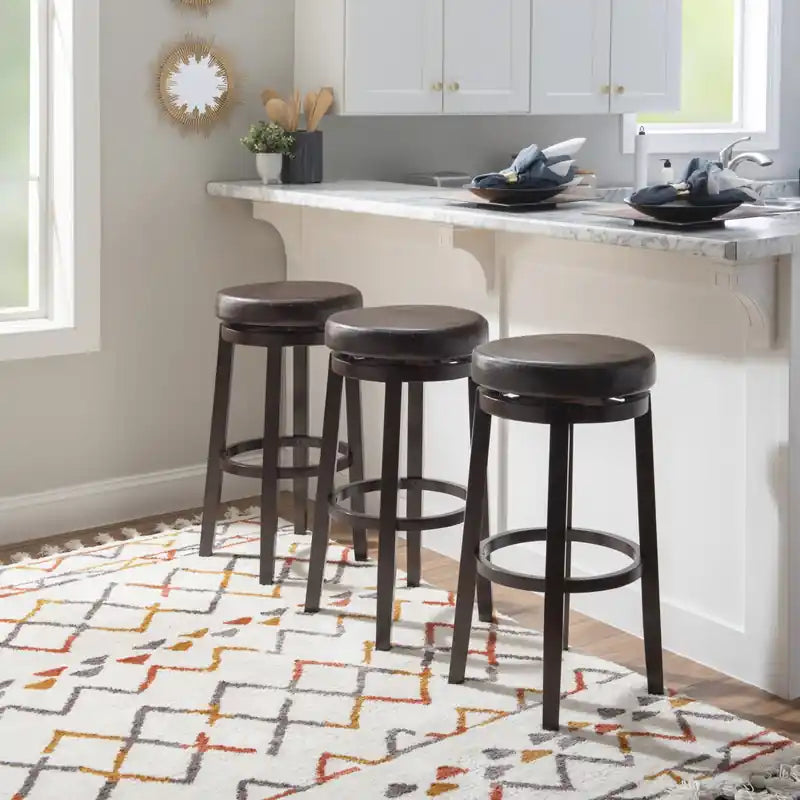 Maya Faux Leather Barstool