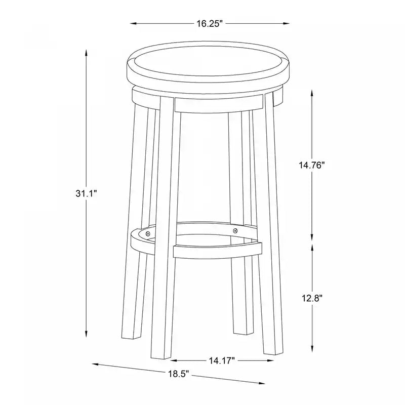 Maya Faux Leather Barstool