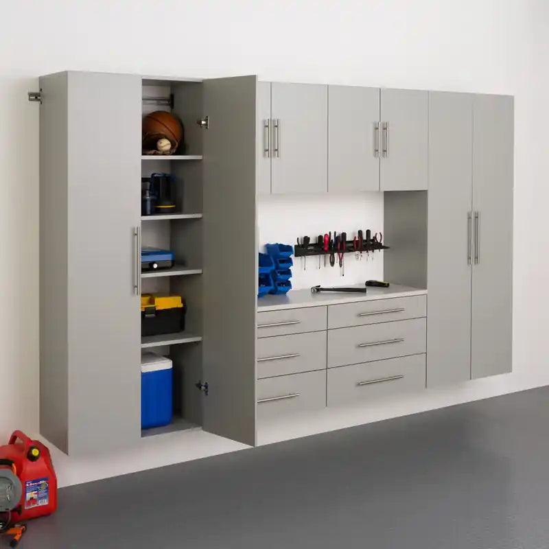 Hangups 120-inch 6-piece Garage Storage Cabinet Set I