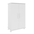 Manhattan Comfort Innovative Catalonia Mobile Shoe Closet with 6 Shelves