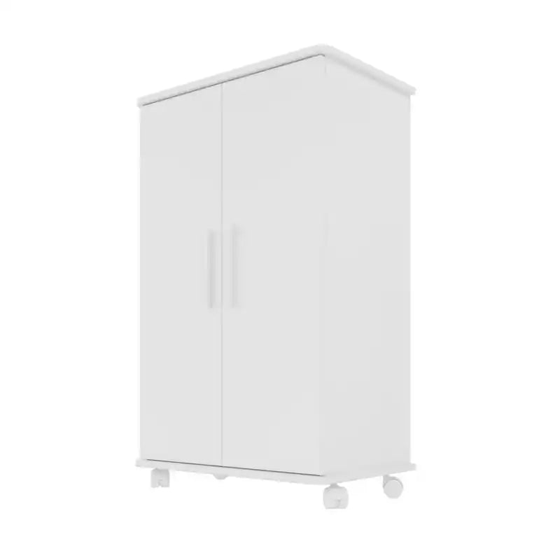Manhattan Comfort Innovative Catalonia Mobile Shoe Closet with 6 Shelves