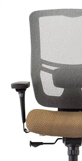 Tempur-Pedic Dante 26.4 Office Chair - Beige with Mesh Back