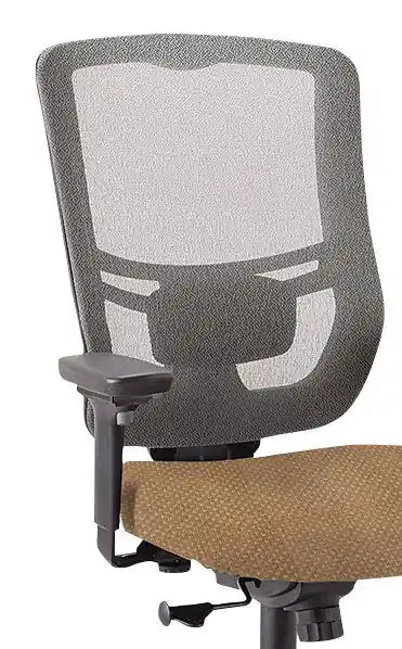 Tempur-Pedic Dante 26.4 Office Chair - Beige with Mesh Back