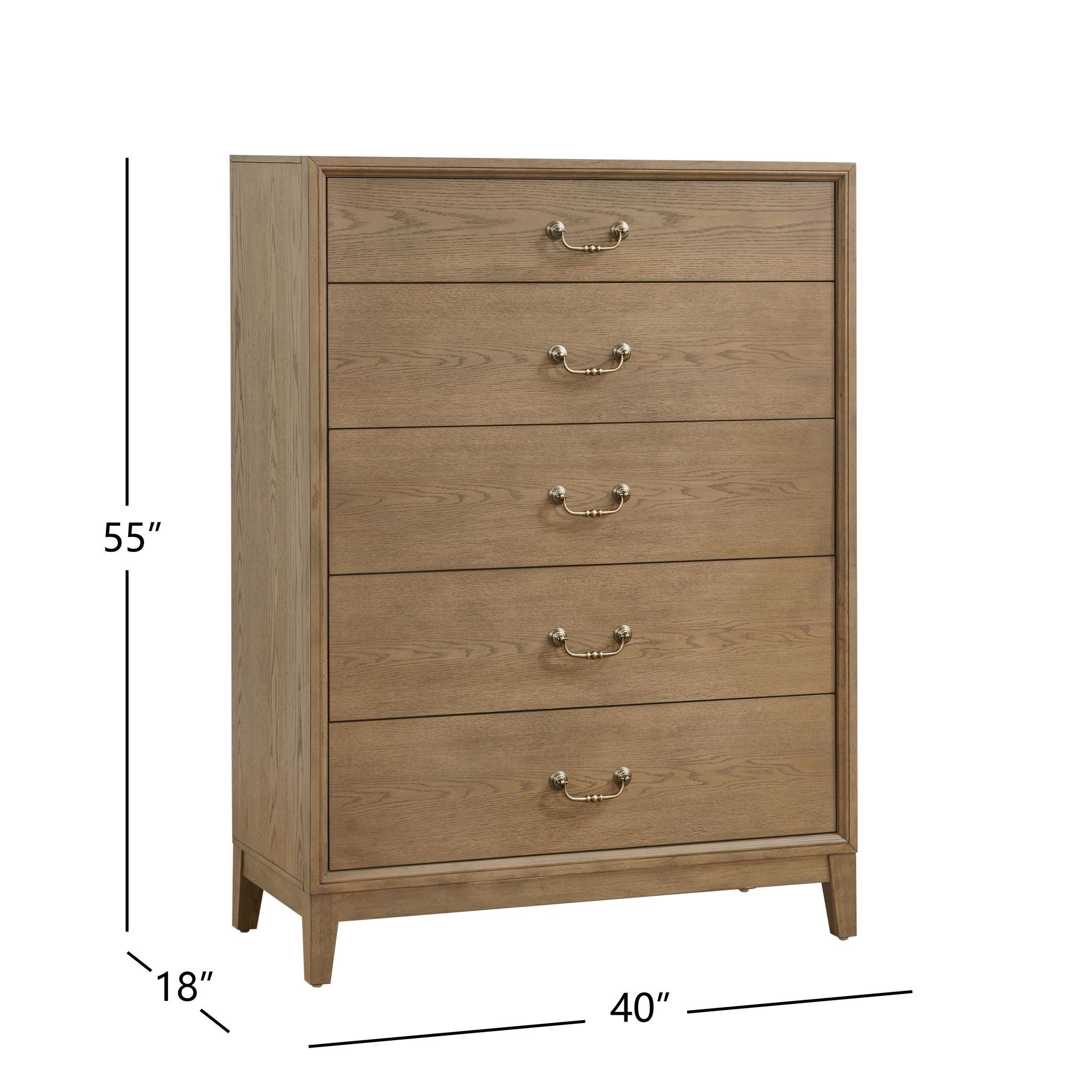Chest chest Chest Dark Brown 40.0W x 17.99D x 55.0H Chest Light Brown 40.0W x 17.99D