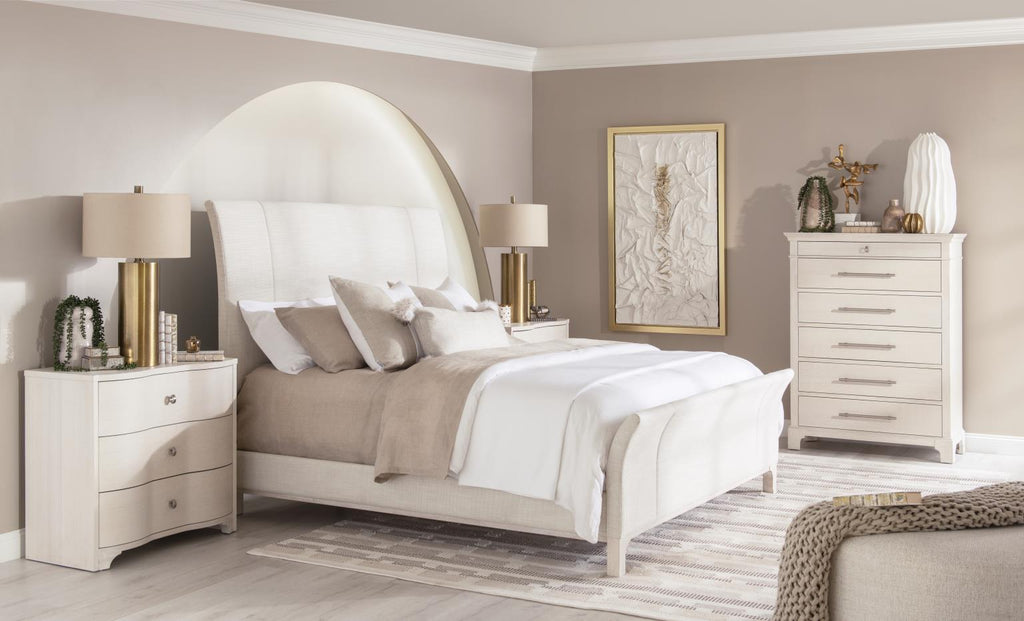 Chest crafted of Ash veneer and Select Hardwood Solids, the fresh finish delivers a