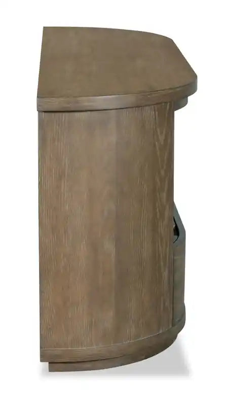 Eldon 60 Modern Round Solid Wood Sofa Table with Storage - Porpoise