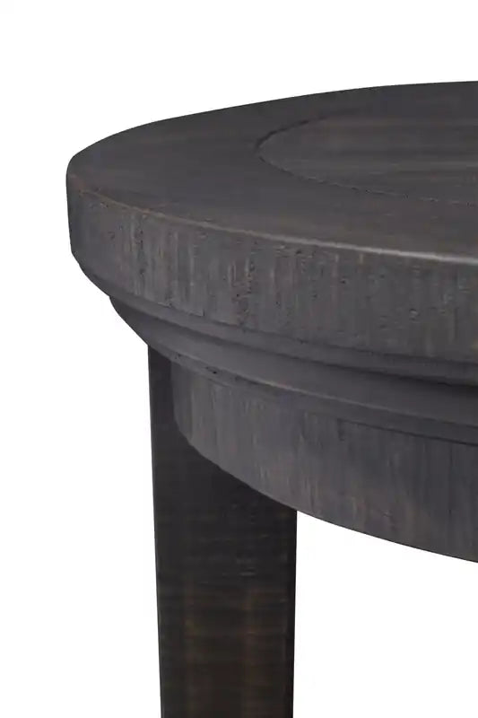 Hanson 18 Round Traditional Pine End Table