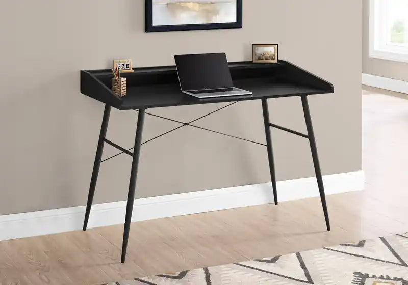 Jeremy 47.25 Office Desk with Small Hutch