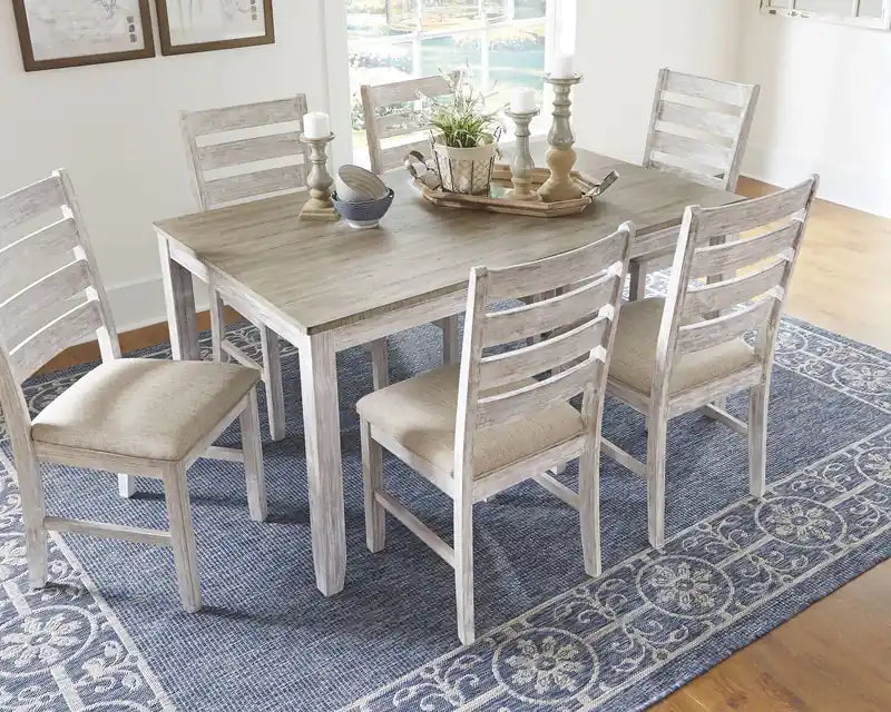 Koda 7pc Dining Set with Table & 6 Chairs, 59.9W