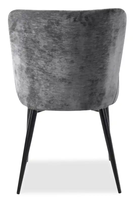 Lexi Dining Chair with Velvet-Look Fabric