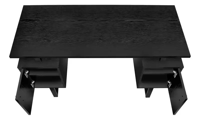 Rafa 47.75 Office Desk with 2 Storage Cabinets