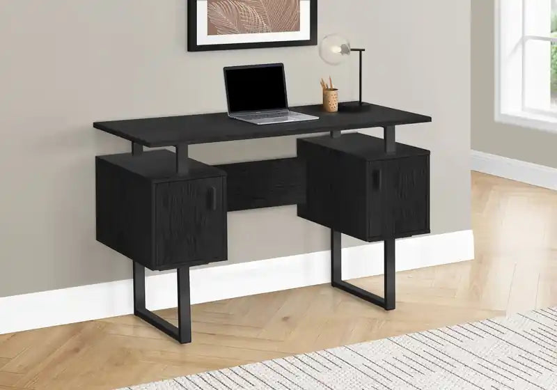 Rafa 47.75 Office Desk with 2 Storage Cabinets