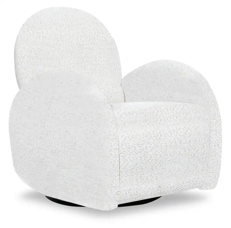 Shay 33 Chenille Fabric Swivel Glider Reclining Accent Chair - River Rock Beige