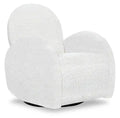 Shay 33 Chenille Fabric Swivel Glider Reclining Accent Chair - River Rock Beige